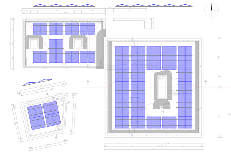 Pläne Photovoltaikanlage